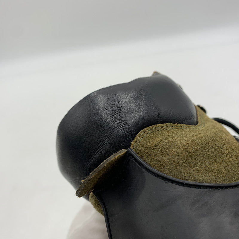 【中古品】【メンズ】 MONCLER モンクレール THE BUBBLE BOOTS バブルブーツ 靴 スエード 164-260228-ko-15-tei サイズ：41 カラー：カーキ 万代Net店