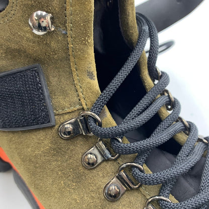 【中古品】【メンズ】 MONCLER モンクレール THE BUBBLE BOOTS バブルブーツ 靴 スエード 164-260228-ko-15-tei サイズ：41 カラー：カーキ 万代Net店