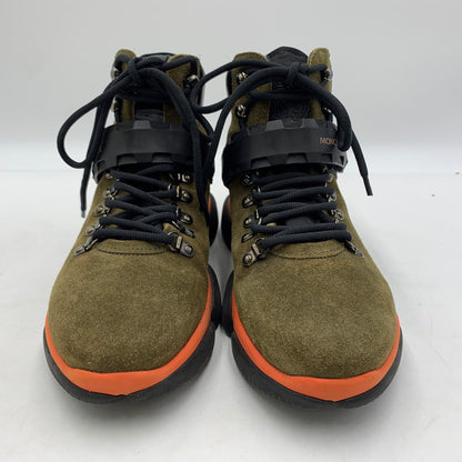 【中古品】【メンズ】 MONCLER モンクレール THE BUBBLE BOOTS バブルブーツ 靴 スエード 164-260228-ko-15-tei サイズ：41 カラー：カーキ 万代Net店