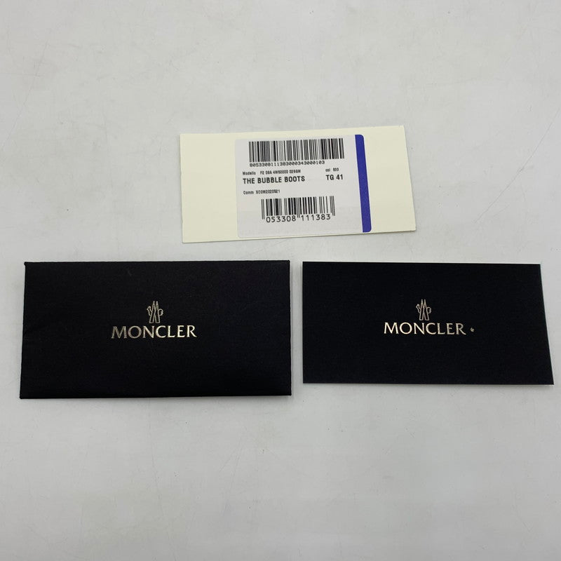 【中古品】【メンズ】 MONCLER モンクレール THE BUBBLE BOOTS バブルブーツ 靴 スエード 164-260228-ko-15-tei サイズ：41 カラー：カーキ 万代Net店