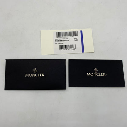 【中古品】【メンズ】 MONCLER モンクレール THE BUBBLE BOOTS バブルブーツ 靴 スエード 164-260228-ko-15-tei サイズ：41 カラー：カーキ 万代Net店