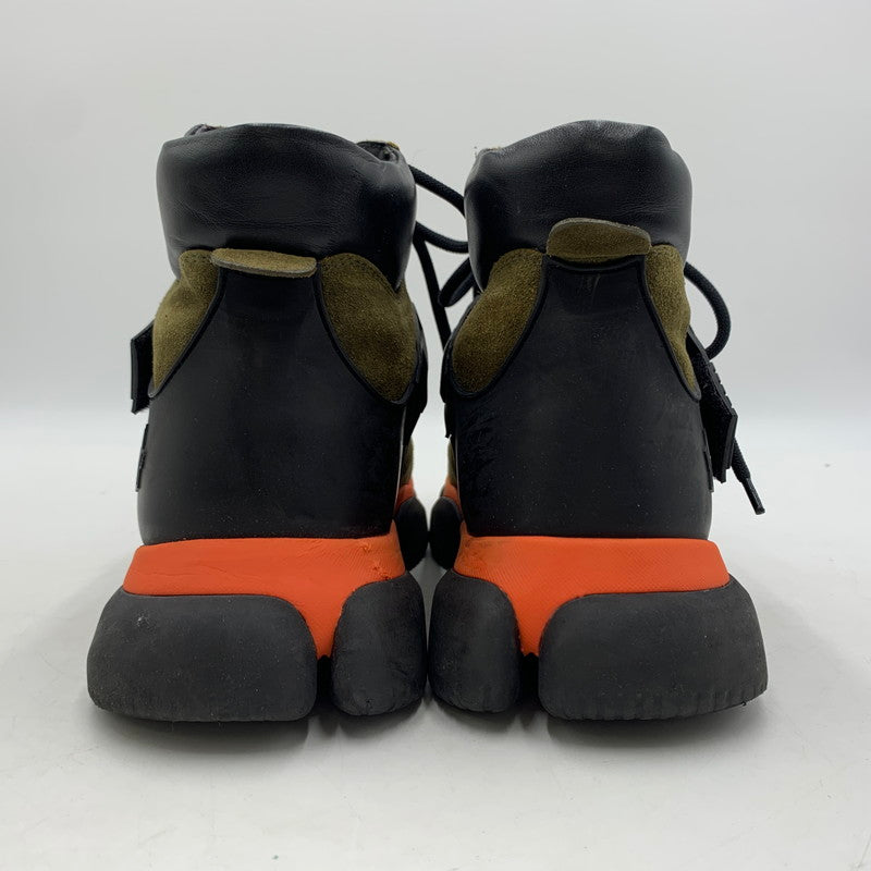 【中古品】【メンズ】 MONCLER モンクレール THE BUBBLE BOOTS バブルブーツ 靴 スエード 164-260228-ko-15-tei サイズ：41 カラー：カーキ 万代Net店