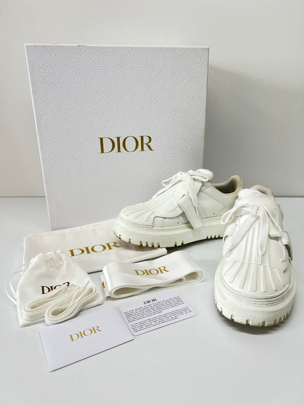 【中古品】【レディース】 DIOR ディオール ID SNEAKER KCK278CRR10W36 アイディースニーカー ローカット 靴 162-260801-kk-11-hon サイズ：36 カラー：WHITE 万代Net店