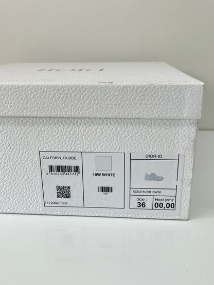 【中古品】【レディース】 DIOR ディオール ID SNEAKER KCK278CRR10W36 アイディースニーカー ローカット 靴 162-260801-kk-11-hon サイズ：36 カラー：WHITE 万代Net店