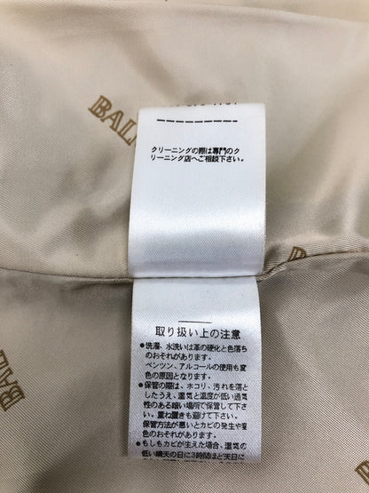 【中古品】【メンズ】 BALMAIN バルマン Leather Tailored Jacket レザーテーラードジャケット アウター 147-260819-SH-01-hon サイズ：11 カラー：ベージュ 万代Net店