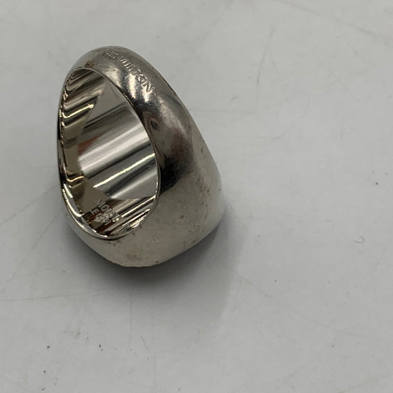 【現状渡し品】【メンズ】 LOUIS VUITTON ルイ・ヴィトン M00515 パドロック バーグモノグラム リング アクセサリー 指輪 ジュエリー 179-260228-ko-03-tei サイズ：M カラー：シルバー 19号 万代Net店