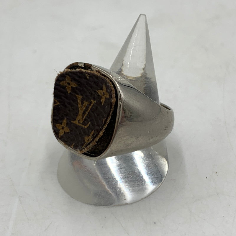 【現状渡し品】【メンズ】 LOUIS VUITTON ルイ・ヴィトン M00515 パドロック バーグモノグラム リング アクセサリー 指輪 ジュエリー 179-260228-ko-03-tei サイズ：M カラー：シルバー 19号 万代Net店