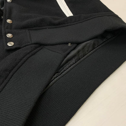 【中古品】【メンズ】 SOPH ソフ 23AW LEATHER SLEEVE VARSITY JACKET SOPH-232018 レザー スリーブ ヴァーシティ ジャケット アウター 142-260301-ko-01-fuzh サイズ：L カラー：ブラック/ホワイト 万代Net店