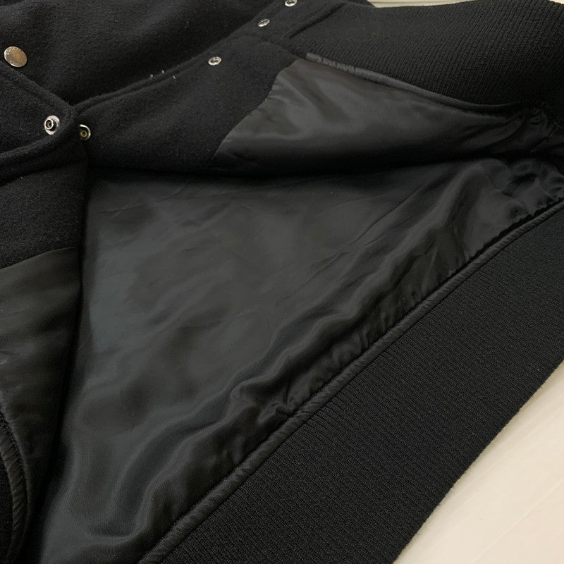 【中古品】【メンズ】 SOPH ソフ 23AW LEATHER SLEEVE VARSITY JACKET SOPH-232018 レザー スリーブ ヴァーシティ ジャケット アウター 142-260301-ko-01-fuzh サイズ：L カラー：ブラック/ホワイト 万代Net店