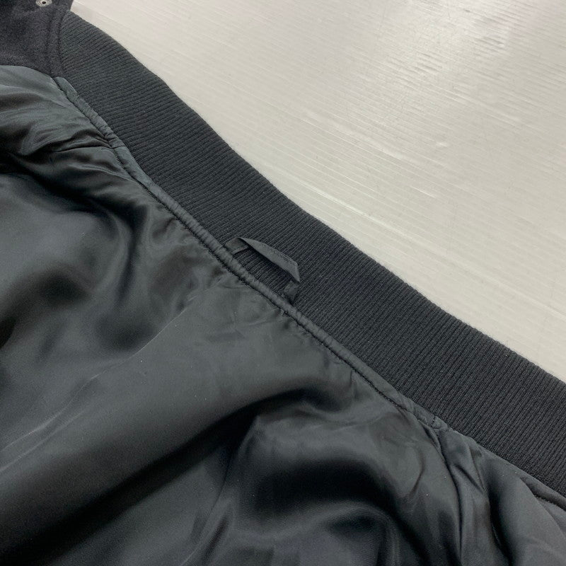 【中古品】【メンズ】 SOPH ソフ 23AW LEATHER SLEEVE VARSITY JACKET SOPH-232018 レザー スリーブ ヴァーシティ ジャケット アウター 142-260301-ko-01-fuzh サイズ：L カラー：ブラック/ホワイト 万代Net店