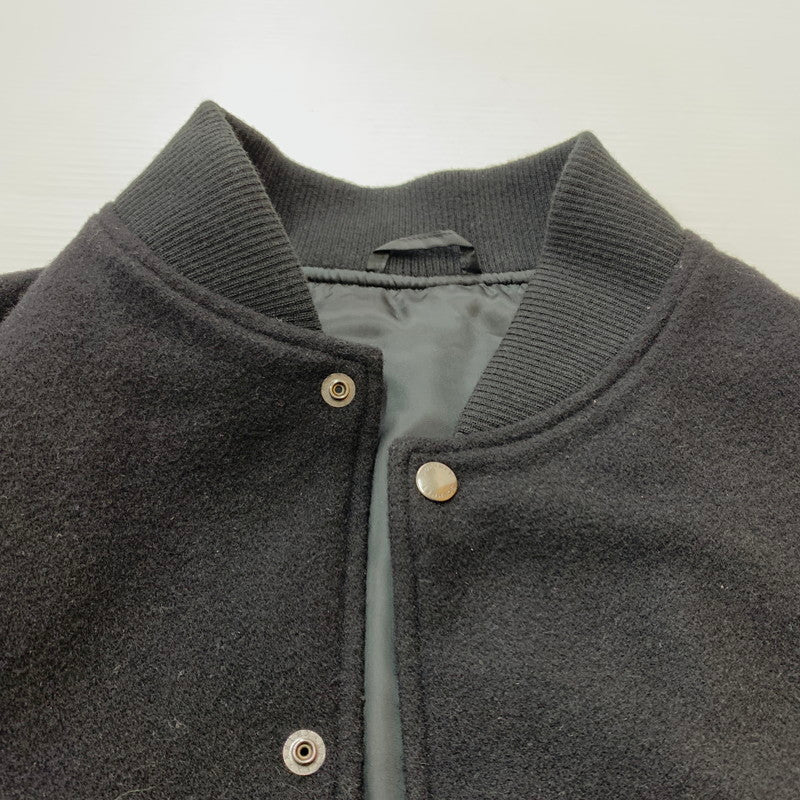 【中古品】【メンズ】 SOPH ソフ 23AW LEATHER SLEEVE VARSITY JACKET SOPH-232018 レザー スリーブ ヴァーシティ ジャケット アウター 142-260301-ko-01-fuzh サイズ：L カラー：ブラック/ホワイト 万代Net店