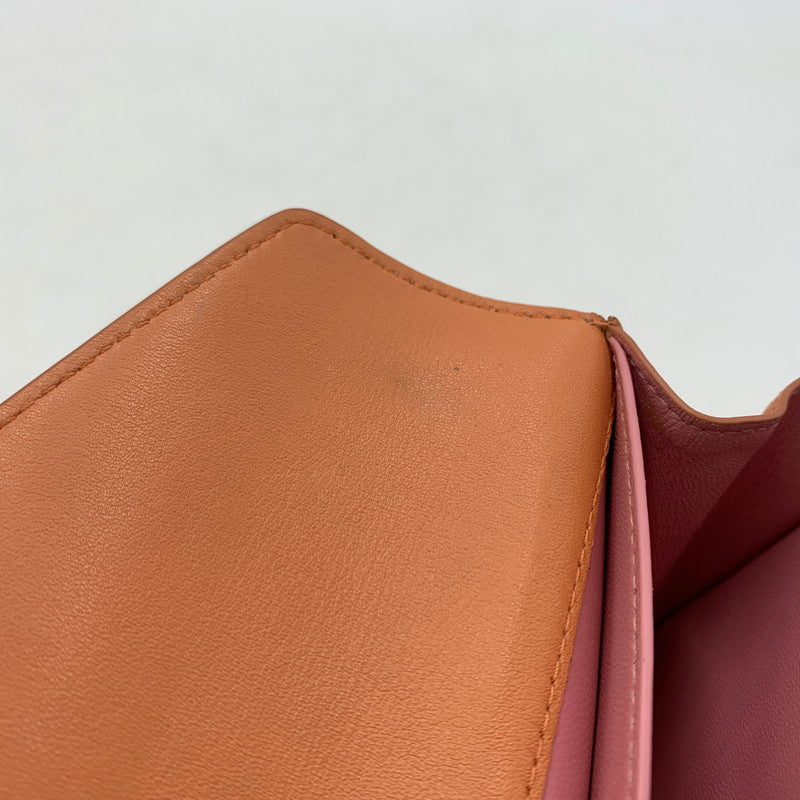 【中古品】【レディース】 BVLGARI ブルガリ セルペンティ フォーエバー ラージウォレット 財布 181-260228-ko-05-tei カラー：コーラル 万代Net店