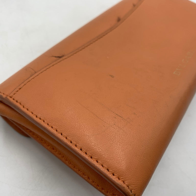 【中古品】【レディース】 BVLGARI ブルガリ セルペンティ フォーエバー ラージウォレット 財布 181-260228-ko-05-tei カラー：コーラル 万代Net店