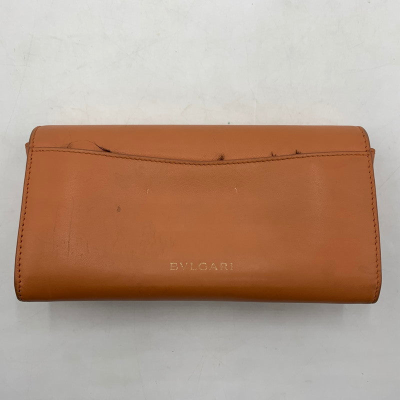 【中古品】【レディース】 BVLGARI ブルガリ セルペンティ フォーエバー ラージウォレット 財布 181-260228-ko-05-tei カラー：コーラル 万代Net店