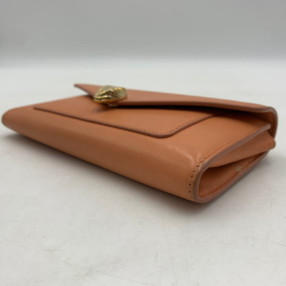 【中古品】【レディース】 BVLGARI ブルガリ セルペンティ フォーエバー ラージウォレット 財布 181-260228-ko-05-tei カラー：コーラル 万代Net店