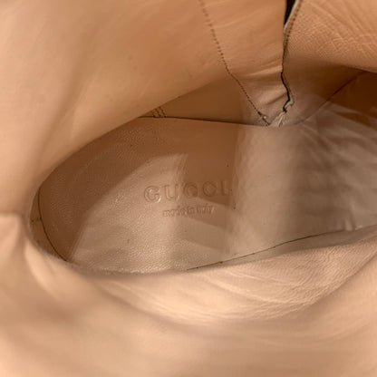 【中古品】【レディース】 GUCCI グッチ GG MARMONT FRINGED SUEDE ANKLE BOOTS 408210 GGマーモント フリンジスエード アンクルブーツ 靴 ショートブーツ 183-260228-ko-08-tei サイズ：35.5 カラー：ブラウン 万代Net店
