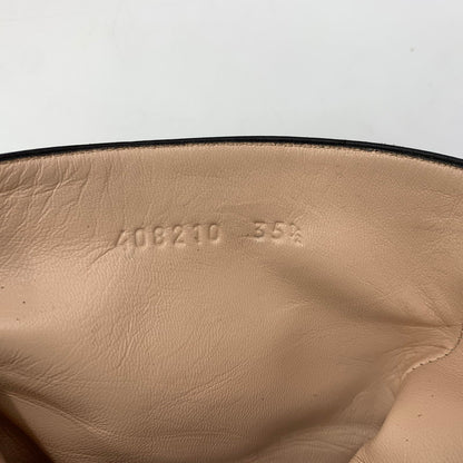 【中古品】【レディース】 GUCCI グッチ GG MARMONT FRINGED SUEDE ANKLE BOOTS 408210 GGマーモント フリンジスエード アンクルブーツ 靴 ショートブーツ 183-260228-ko-08-tei サイズ：35.5 カラー：ブラウン 万代Net店