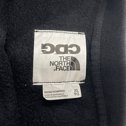 【中古品】【メンズ】 THE NORTH FACE ザ・ノースフェイス × COMME des GARCONS コムデギャルソン 別注 コラボ CREW NECK SWEAT NT02602CD クルーネック スウェット トップス トレーナー 144-260301-ko-19-tei サイズ：XL カラー：ブラック 万代Net店