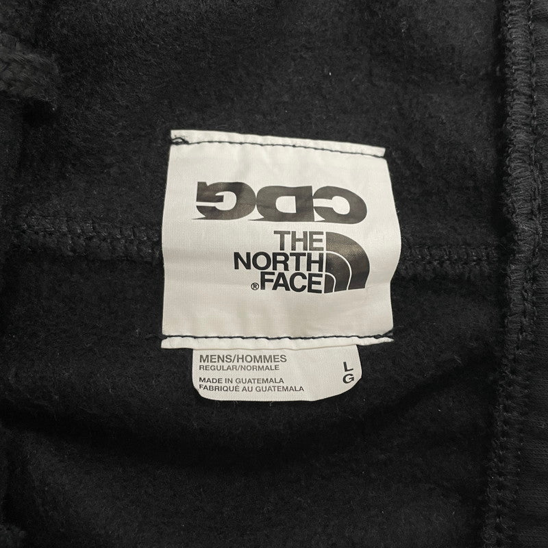 【中古品】【メンズ】 THE NORTH FACE ザ・ノースフェイス × COMME des GARCONS コムデギャルソン 別注 コラボ SWEAT PANTS NB02603CD スウェット パンツ ボトムス 155-260301-ko-24-tei サイズ：L カラー：ブラック 万代Net店