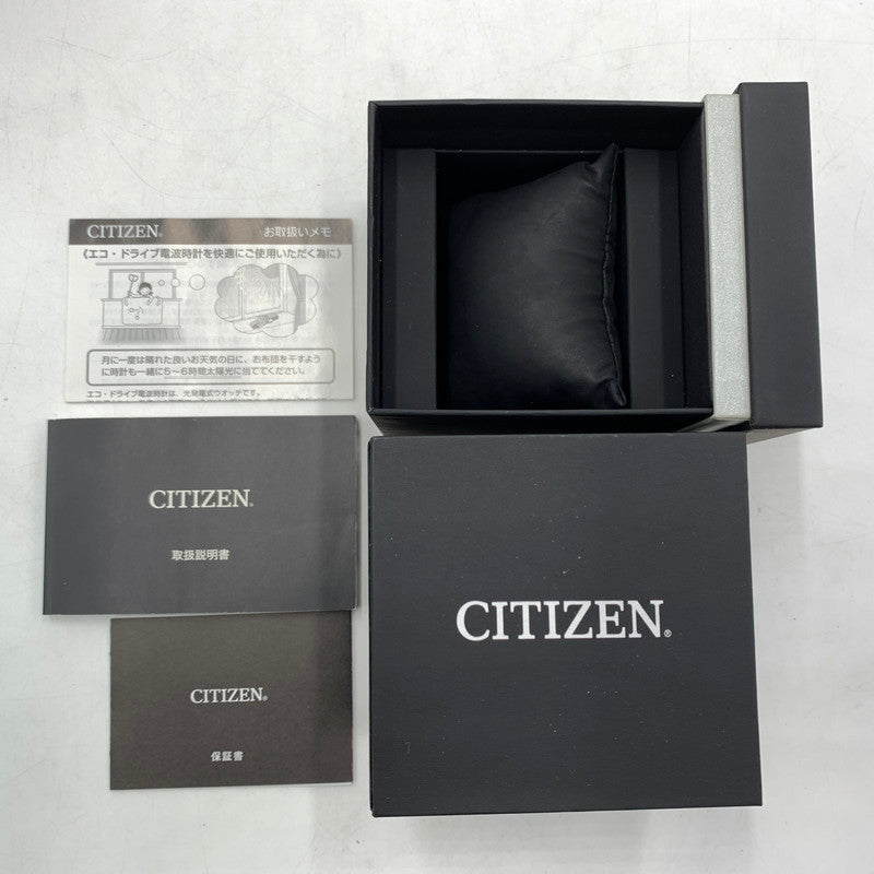 【中古品】【メンズ】 CITIZEN シチズン Exceed ECO-DRIVE AT8074-55 エクシード エコドライブ 腕時計 電波ソーラー 197-260404-ko-08-tei カラー：シルバー/ゴールド 万代Net店