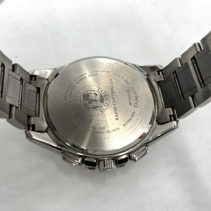 【中古品】【メンズ】 CITIZEN シチズン Exceed ECO-DRIVE AT8074-55 エクシード エコドライブ 腕時計 電波ソーラー 197-260404-ko-08-tei カラー：シルバー/ゴールド 万代Net店