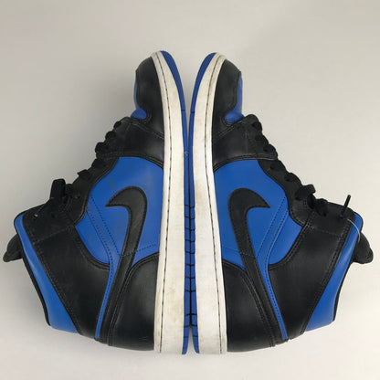 【中古品】【メンズ】 NIKE ナイキ DQ8426-042 AIR JORDAN 1 MID "BLACK WHITE ROYAL BLUE" スニーカー 靴 160-260514-ky-02-teih サイズ：28.5cm カラー：ブルー 万代Net店