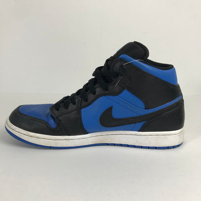 【中古品】【メンズ】 NIKE ナイキ DQ8426-042 AIR JORDAN 1 MID "BLACK WHITE ROYAL BLUE" スニーカー 靴 160-260514-ky-02-teih サイズ：28.5cm カラー：ブルー 万代Net店