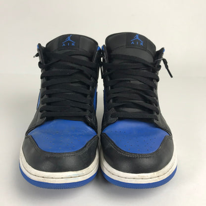 【中古品】【メンズ】 NIKE ナイキ DQ8426-042 AIR JORDAN 1 MID "BLACK WHITE ROYAL BLUE" スニーカー 靴 160-260514-ky-02-teih サイズ：28.5cm カラー：ブルー 万代Net店
