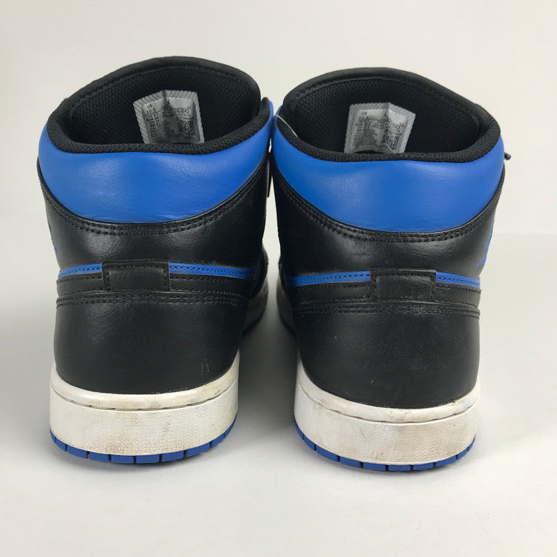 【中古品】【メンズ】 NIKE ナイキ DQ8426-042 AIR JORDAN 1 MID "BLACK WHITE ROYAL BLUE" スニーカー 靴 160-260514-ky-02-teih サイズ：28.5cm カラー：ブルー 万代Net店