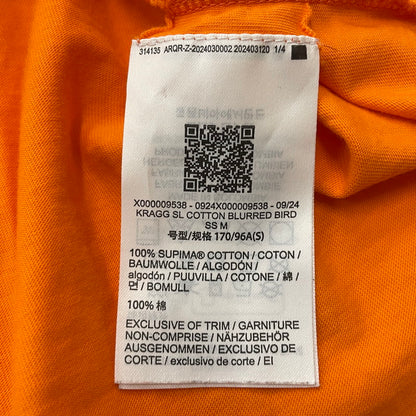 【中古品】【メンズ】 ARC'TERYX アークテリクス KRAGG SL COTTON BLURRED BIRD X000009538 クラッグ SL コットン ブラード バード ショートスリーブ Tシャツ 半袖 トップス 店舗限定 144-260228-yo-07-tei サイズ：S カラー：オレンジ 万代Net店
