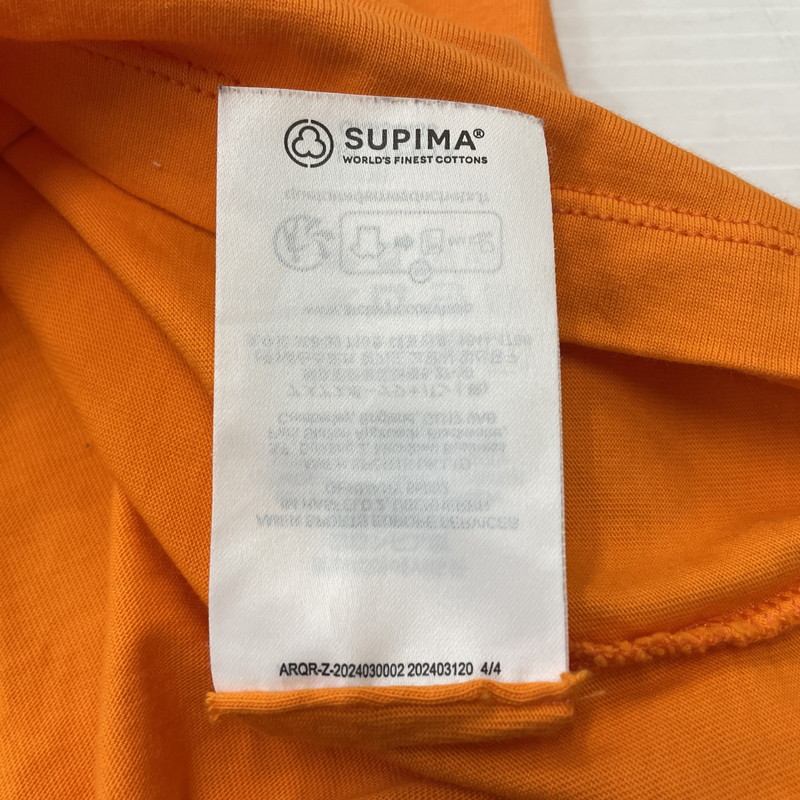 【中古品】【メンズ】 ARC'TERYX アークテリクス KRAGG SL COTTON BLURRED BIRD X000009538 クラッグ SL コットン ブラード バード ショートスリーブ Tシャツ 半袖 トップス 店舗限定 144-260228-yo-07-tei サイズ：S カラー：オレンジ 万代Net店