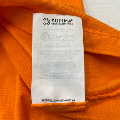 【中古品】【メンズ】 ARC'TERYX アークテリクス KRAGG SL COTTON BLURRED BIRD X000009538 クラッグ SL コットン ブラード バード ショートスリーブ Tシャツ 半袖 トップス 店舗限定 144-260228-yo-07-tei サイズ：S カラー：オレンジ 万代Net店