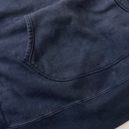 【中古品】【メンズ】 RECOGNIZE レコグナイズ RCG PACHED HOODIE パッチド フーディ 長袖 トップス プルオーバー パーカー 147-260228-yo-10-tei サイズ：L カラー：ネイビー 万代Net店