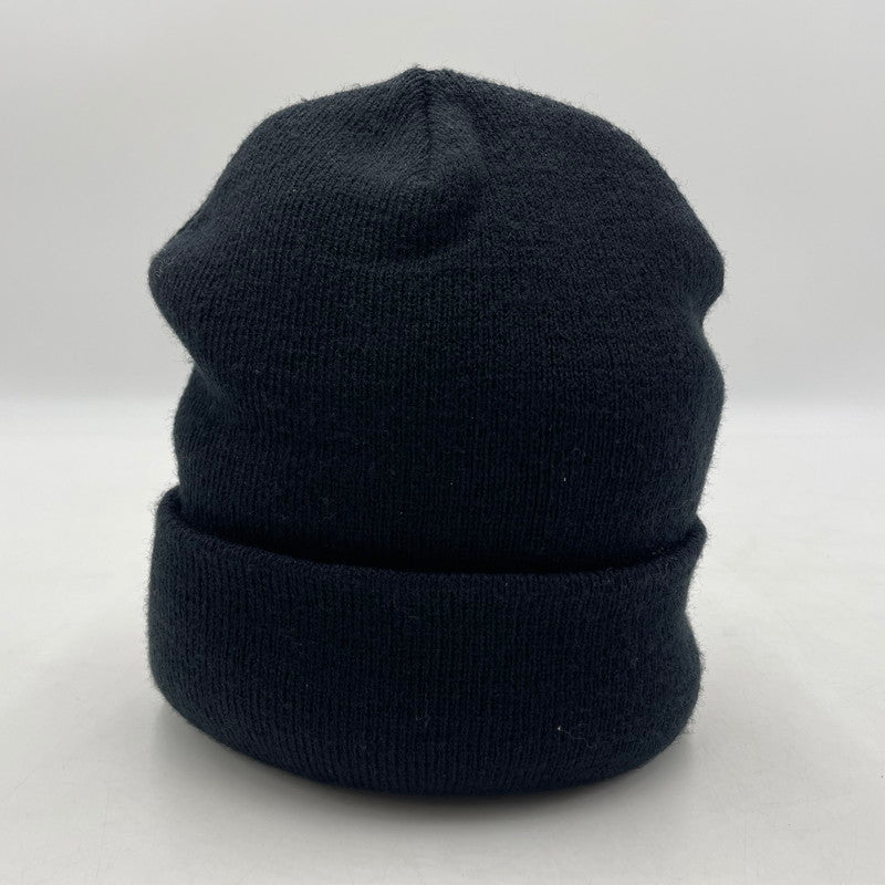 【中古品】【メンズ/レディース】 EMOTIONALLY UNAVAILABLE エモーショナリー アンアベイラブル LOGO BEANIE EU-YS1-0000-054 ロゴ ビーニー ニット帽 185-260228-yo-01-tei サイズ：F カラー：ブラック 万代Net店