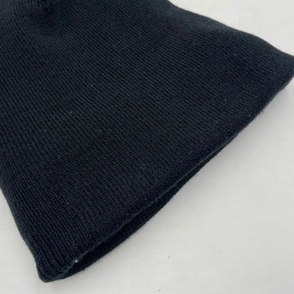 【中古品】【メンズ/レディース】 EMOTIONALLY UNAVAILABLE エモーショナリー アンアベイラブル LOGO BEANIE EU-YS1-0000-054 ロゴ ビーニー ニット帽 185-260228-yo-01-tei サイズ：F カラー：ブラック 万代Net店