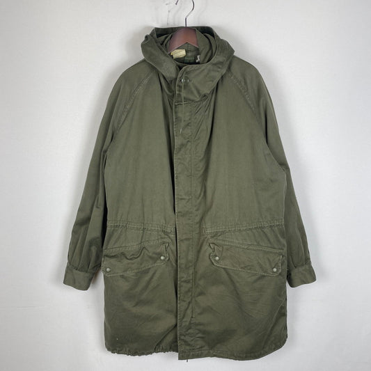 【現状渡し品】【メンズ】 FRENCH ARMY フレンチアーミー フランス軍 80's M-64 FIELD PARKA VINTAGE 80年代 M-64 フィールド パーカ ヴィンテージ アウター 145-260304-ks-25-tei サイズ：92C カラー：カーキ 万代Net店