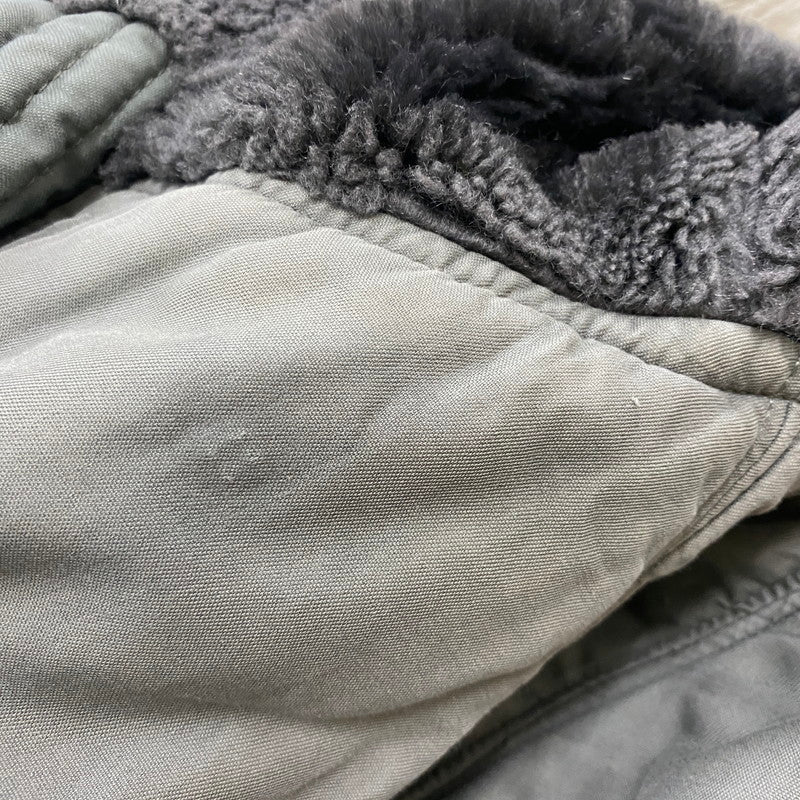 【ジャンク品】【メンズ】 US ARMY ユーエスアーミー アメリカ軍 70’s N-3B PARKA VINTAGE MIL-J-6279H 70年代 N-3B パーカ アウター フライトジャケット コントラクト品 ホワイトファー仕様 145-260304-ks-26-tei サイズ：XL カラー：グリーン 万代Net店