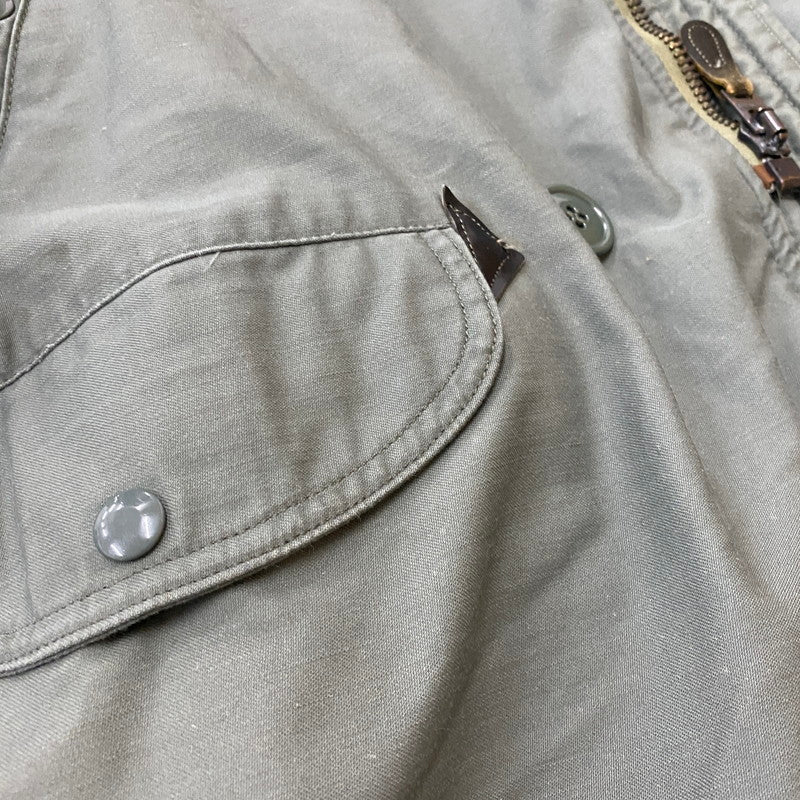 【ジャンク品】【メンズ】 US ARMY ユーエスアーミー アメリカ軍 70’s N-3B PARKA VINTAGE MIL-J-6279H 70年代 N-3B パーカ アウター フライトジャケット コントラクト品 ホワイトファー仕様 145-260304-ks-26-tei サイズ：XL カラー：グリーン 万代Net店