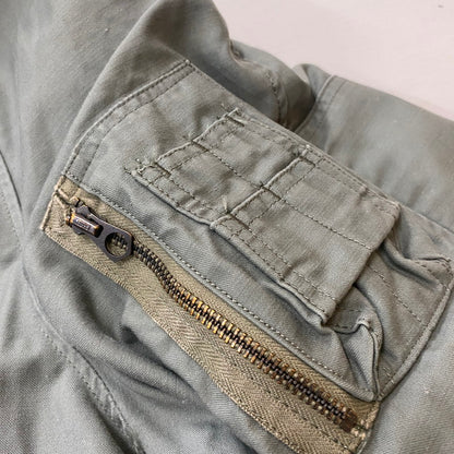 【ジャンク品】【メンズ】 US ARMY ユーエスアーミー アメリカ軍 70’s N-3B PARKA VINTAGE MIL-J-6279H 70年代 N-3B パーカ アウター フライトジャケット コントラクト品 ホワイトファー仕様 145-260304-ks-26-tei サイズ：XL カラー：グリーン 万代Net店