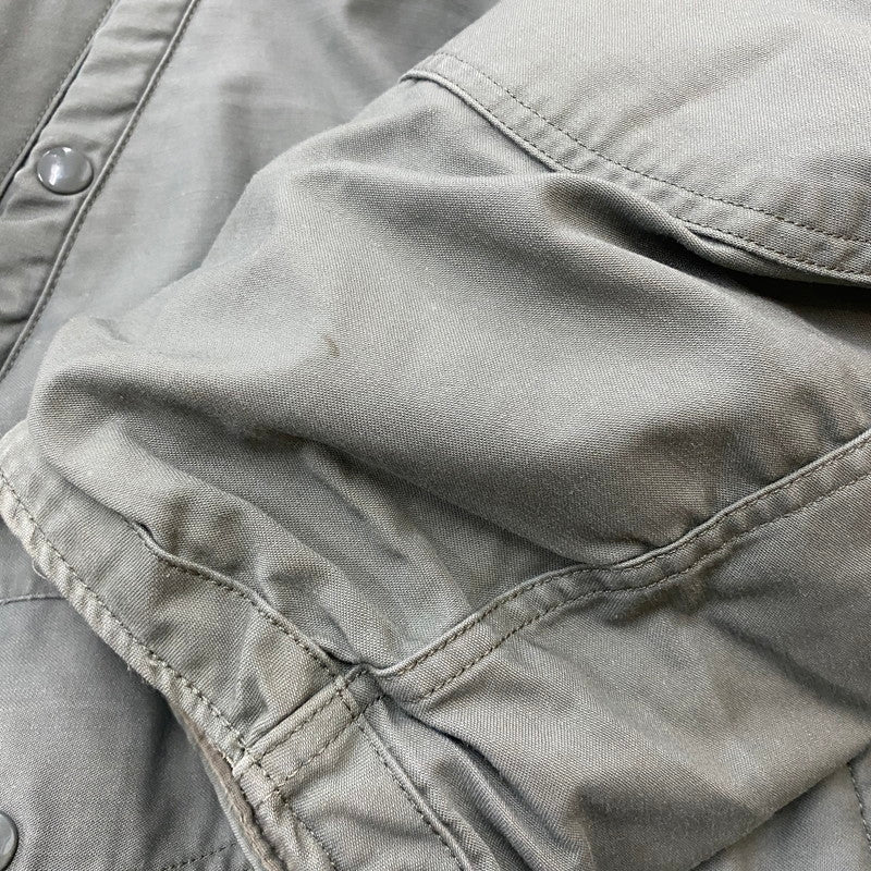 【ジャンク品】【メンズ】 US ARMY ユーエスアーミー アメリカ軍 70’s N-3B PARKA VINTAGE MIL-J-6279H 70年代 N-3B パーカ アウター フライトジャケット コントラクト品 ホワイトファー仕様 145-260304-ks-26-tei サイズ：XL カラー：グリーン 万代Net店