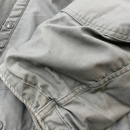 【ジャンク品】【メンズ】 US ARMY ユーエスアーミー アメリカ軍 70’s N-3B PARKA VINTAGE MIL-J-6279H 70年代 N-3B パーカ アウター フライトジャケット コントラクト品 ホワイトファー仕様 145-260304-ks-26-tei サイズ：XL カラー：グリーン 万代Net店