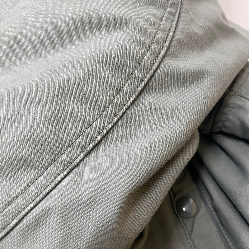 【ジャンク品】【メンズ】 US ARMY ユーエスアーミー アメリカ軍 70’s N-3B PARKA VINTAGE MIL-J-6279H 70年代 N-3B パーカ アウター フライトジャケット コントラクト品 ホワイトファー仕様 145-260304-ks-26-tei サイズ：XL カラー：グリーン 万代Net店