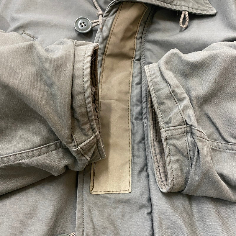 【ジャンク品】【メンズ】 US ARMY ユーエスアーミー アメリカ軍 70’s N-3B PARKA VINTAGE MIL-J-6279H 70年代 N-3B パーカ アウター フライトジャケット コントラクト品 ホワイトファー仕様 145-260304-ks-26-tei サイズ：XL カラー：グリーン 万代Net店