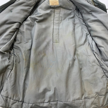 【ジャンク品】【メンズ】 US ARMY ユーエスアーミー アメリカ軍 70’s N-3B PARKA VINTAGE MIL-J-6279H 70年代 N-3B パーカ アウター フライトジャケット コントラクト品 ホワイトファー仕様 145-260304-ks-26-tei サイズ：XL カラー：グリーン 万代Net店