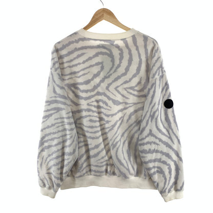 【中古品】【メンズ】 EVISEN SKATEBOARDS ZEBRA FLEECE CREW SWEATSHIRT フリーススウェットシャツ ブランド 古着 トップス 142-260419-gm-28-fuz サイズ：M カラー：ホワイト 万代Net店