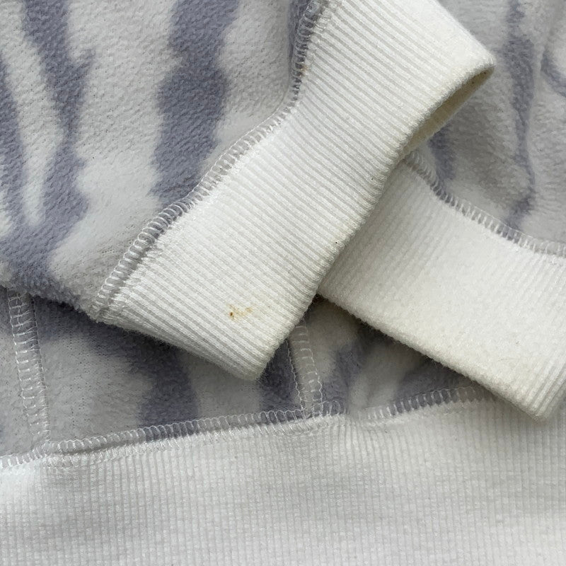 【中古品】【メンズ】 EVISEN SKATEBOARDS ZEBRA FLEECE CREW SWEATSHIRT フリーススウェットシャツ ブランド 古着 トップス 142-260419-gm-28-fuz サイズ：M カラー：ホワイト 万代Net店