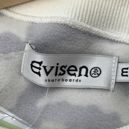 【中古品】【メンズ】 EVISEN SKATEBOARDS ZEBRA FLEECE CREW SWEATSHIRT フリーススウェットシャツ ブランド 古着 トップス 142-260419-gm-28-fuz サイズ：M カラー：ホワイト 万代Net店