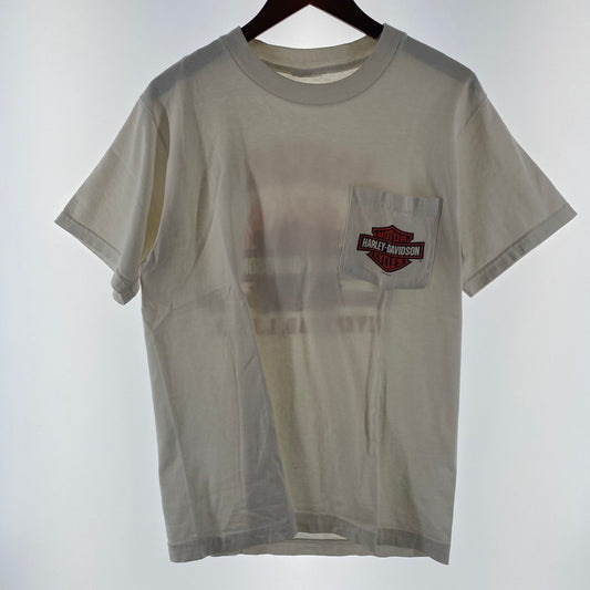 【中古品】【メンズ】 HARLEY DAVIDSON ハーレーダビッドソン 00's S/S BIG LOGO TEE 00年代 ショートスリーブ ビッグロゴ Tシャツ 半袖 トップス 145-260304-ks-06-fuz サイズ：表記サイズ無し カラー：ホワイト 万代Net店