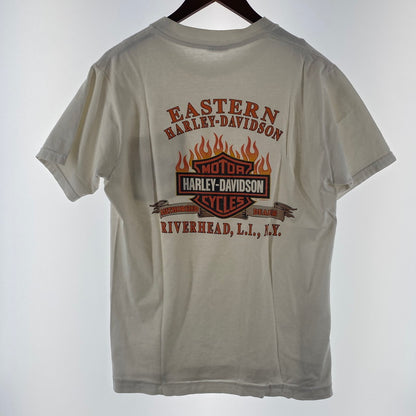 【中古品】【メンズ】 HARLEY DAVIDSON ハーレーダビッドソン 00's S/S BIG LOGO TEE 00年代 ショートスリーブ ビッグロゴ Tシャツ 半袖 トップス 145-260304-ks-06-fuz サイズ：表記サイズ無し カラー：ホワイト 万代Net店