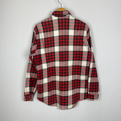 【中古品】【メンズ】 ST.JHON'S BAY セントジョンズベイ 80's BIGMAC CHECK FLANNEL SHIRT 80年代 ビッグマック チェック フランネルシャツ ヴィンテージ 長袖 トップス USA製 145-260304-ks-11-tei サイズ：M カラー：チェック 万代Net店